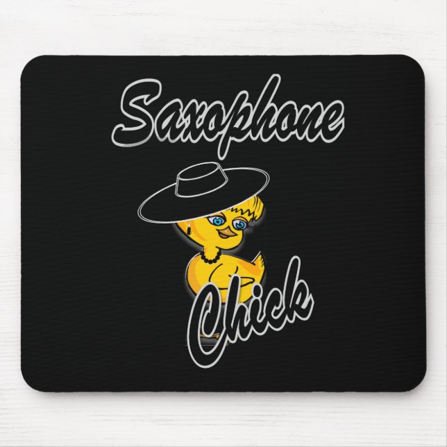 Saxophon Chick #4 Mousepad (Vorne)