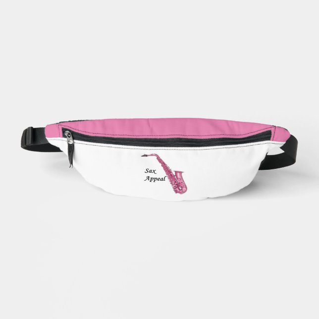Saxophon Fanny Pack Bauchtasche (Vorderseite)
