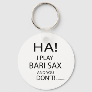 Saxophon ha Bari Schlüsselanhänger
