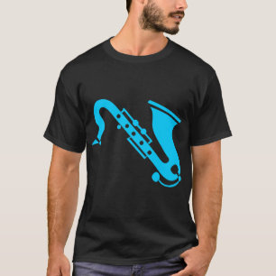Saxophon - Himmelblau T-Shirt