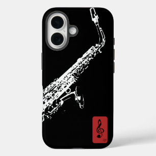 Saxophon iPhone 16 Hülle