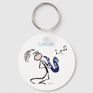 Saxophon Jazz Music Schlüsselanhänger
