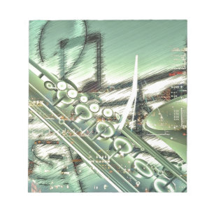 Saxophon-Musik-Design-Accessoires - anpassen Notizblock