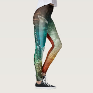 Saxophon-Musik Leggings