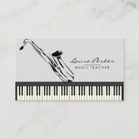 Saxophon-Musik-Lehrer-Klavier-Tastatur-Musiker