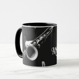 Saxophon personalisiert tasse