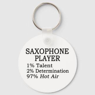Saxophon Player Hot Air Schlüsselanhänger