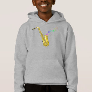 Saxophon Player Jazzmusiker Sax Hoodie