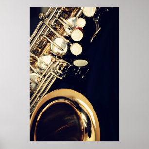 Saxophon Poster Print