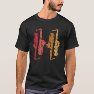 Saxophon Saxaphone Player Music Jazz Tenor T-Shirt
