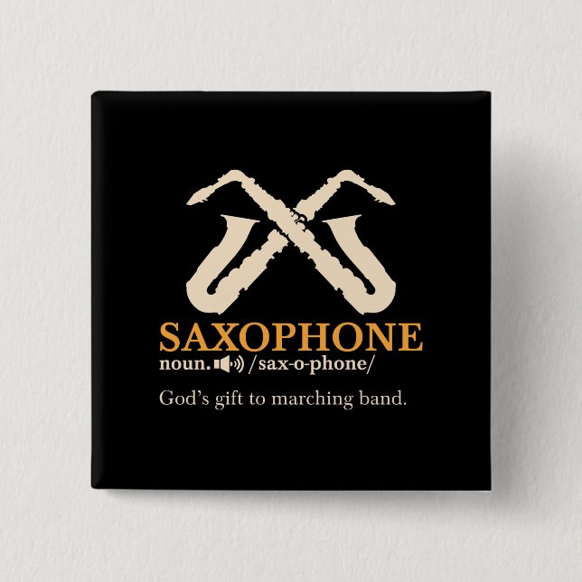 Saxophon - Saxophon - Definition Button (Vorderseite)