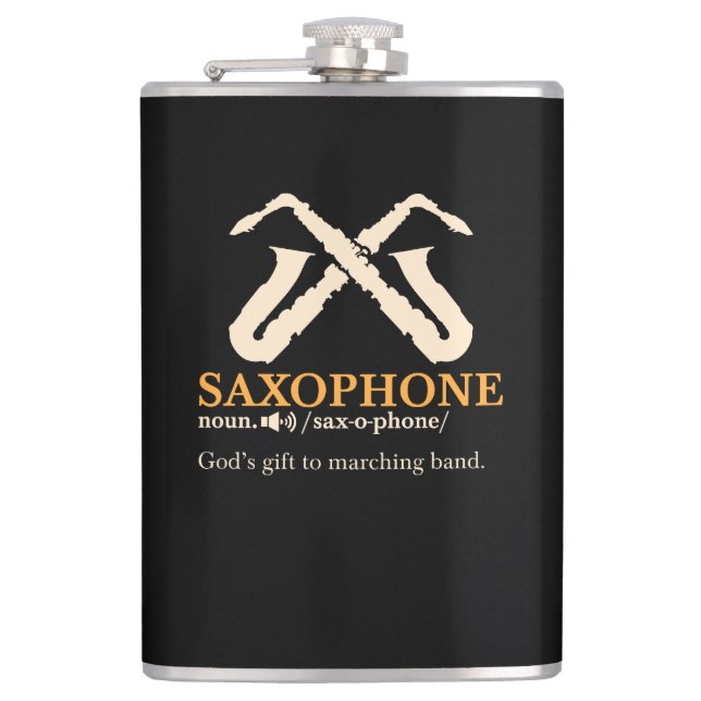 Saxophon - Saxophon - Definition Flachmann (Vorderseite)