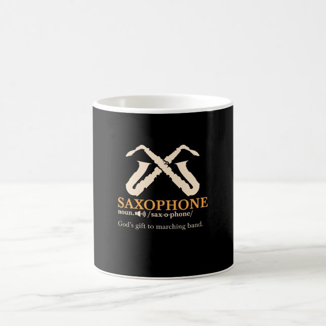 Saxophon - Saxophon - Definition Kaffeetasse (Mittel)