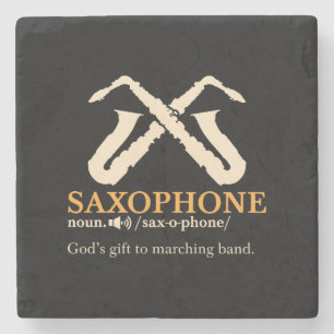 Saxophon - Saxophon - Definition Steinuntersetzer
