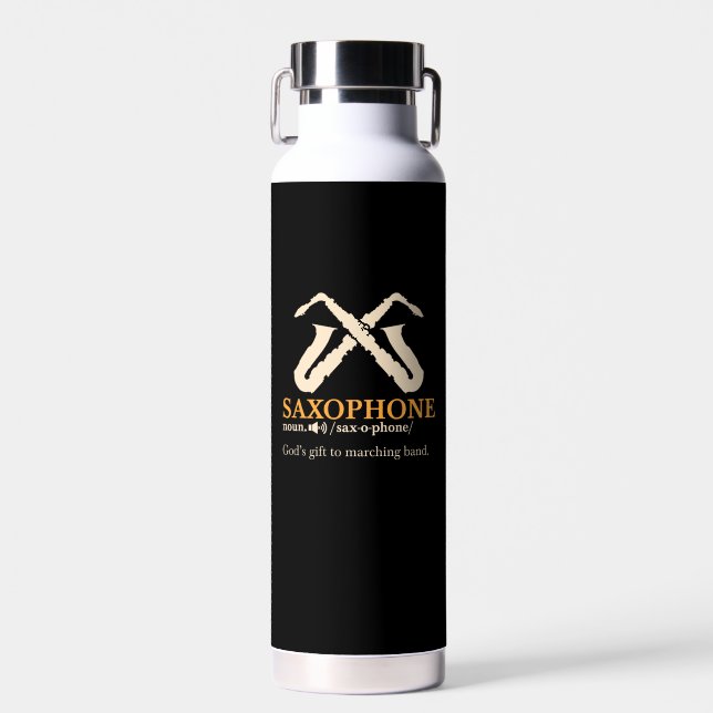 Saxophon - Saxophon - Definition Trinkflasche (Vorne)