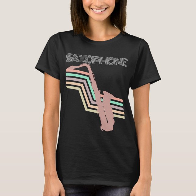Saxophon T-Shirt (Vorderseite)