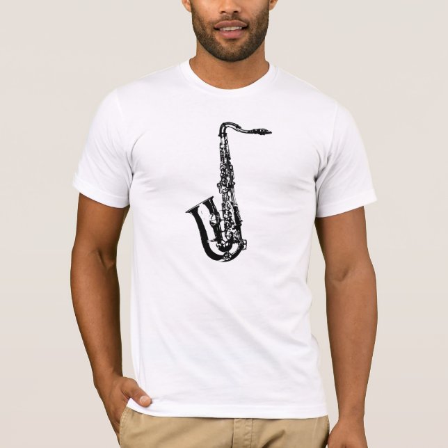 Saxophon T-Shirt (Vorderseite)