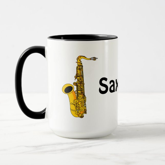 Saxophon Tasse (Links)