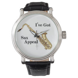Saxophon-Uhr Armbanduhr