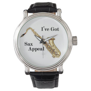Saxophon-Uhr Armbanduhr