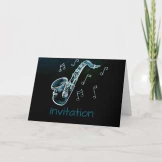 Saxophon und Noten