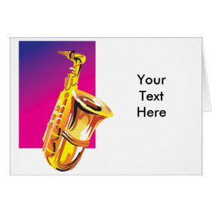 Saxophone bariolé
