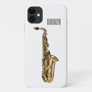 Saxophone Cartoon Illustration Case-Mate iPhone Hülle