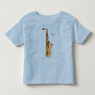 Saxophone Cartoon Illustration Kleinkind T-shirt