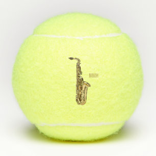 Saxophone Cartoon Illustration Tennisbälle