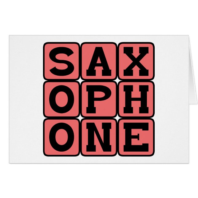 Saxophone, Instrument de musique (Devant horizontal)