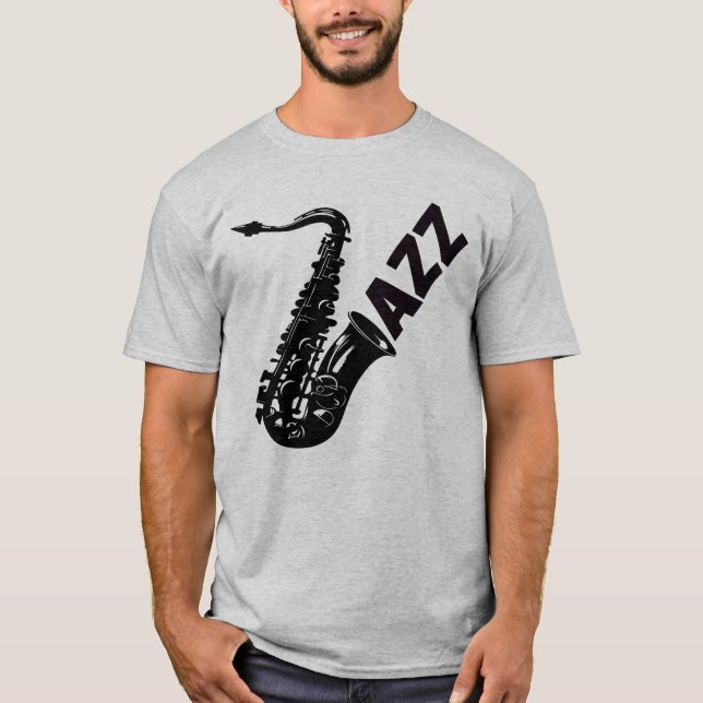 Saxophone Jazz, Saxophone Player T-Shirt (Vorderseite)