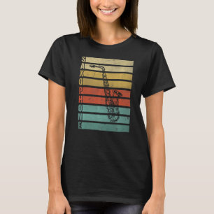 Saxophone Jazz Saxophonist Player Vintag T-Shirt