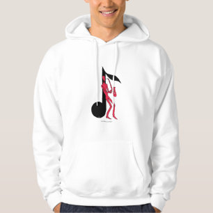 Saxophone jouant le desi de sweat - shirt à