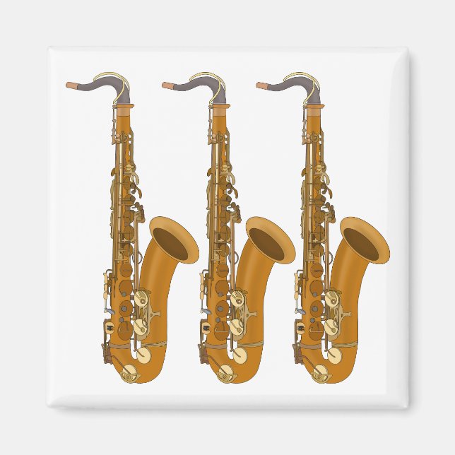 Saxophone Magnet (Vorne)
