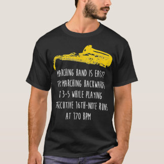 Saxophone Marching Band ist eine einfache Saxabtei T-Shirt