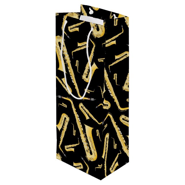 Saxophone Musicien Groupe Enseignant Vin Sac Cadea (Dos Angle)