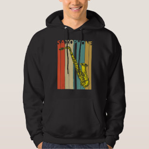 Saxophone Musikinstrument Hoodie