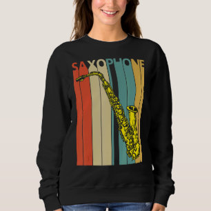 Saxophone Musikinstrument Sweatshirt