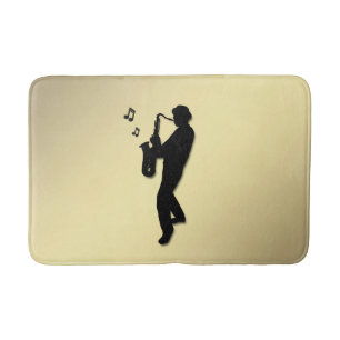 Saxophone Player Badematte