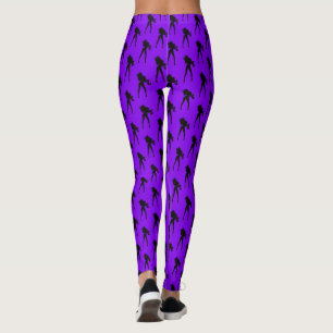 Saxophone Player Frauen Lila Leggings