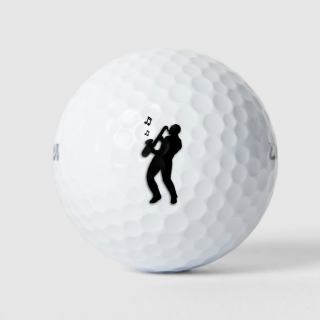Saxophone Player Golfball (Vorderseite)