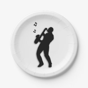 Saxophone Player Pappteller