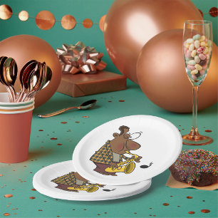 Saxophone Player Pappteller