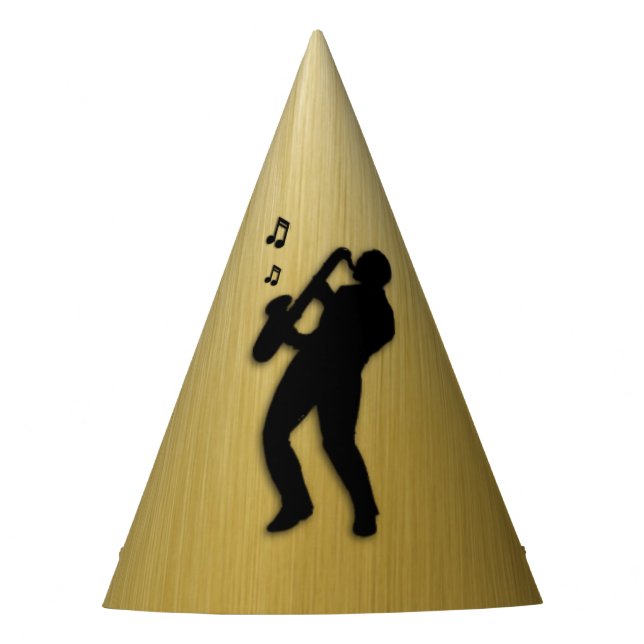 Saxophone Player Partyhütchen (Vorderseite)