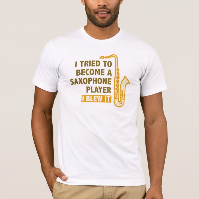 Saxophone Player T-Shirt (Vorderseite)