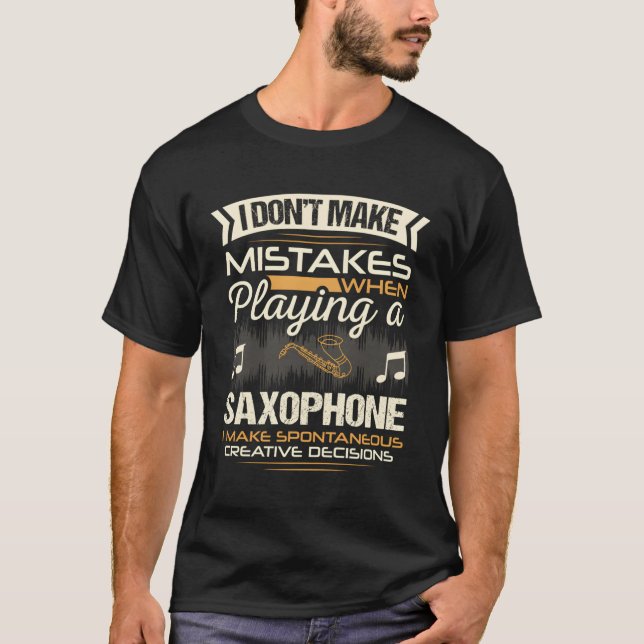 Saxophone Player T-Shirt (Vorderseite)