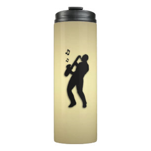Saxophone Player Thermosbecher