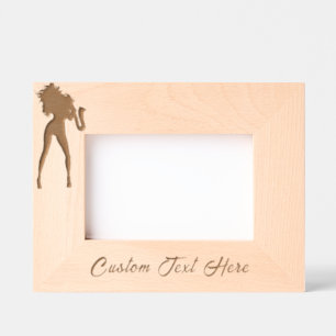 Saxophone Player Woman Etched Frames - Custom Text Geätzte Rahmen