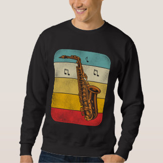 Saxophone Retro Vintage Sweatshirt