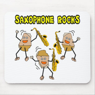 Saxophone Rocks Mousepad